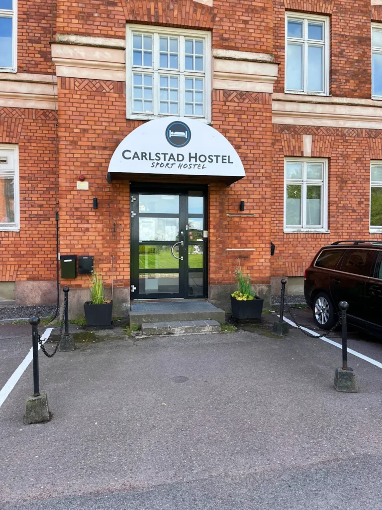 Entrance to Carlstad Hostel